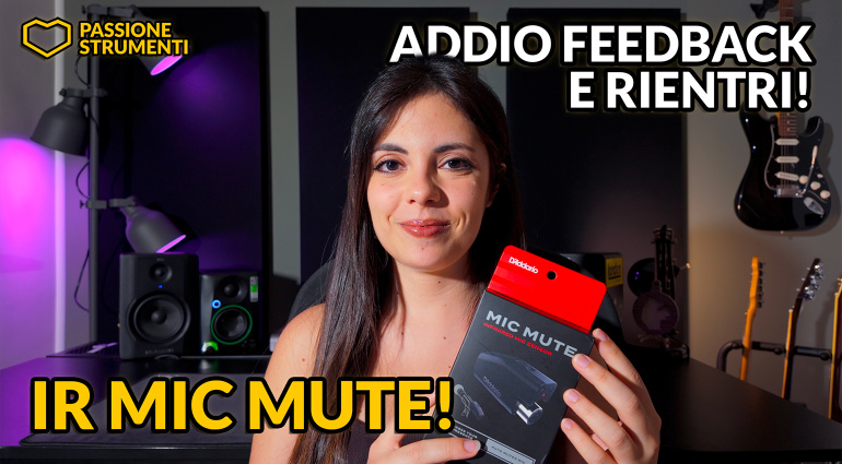 Addio a feedback e rumori? D’Addario Mic Mute!