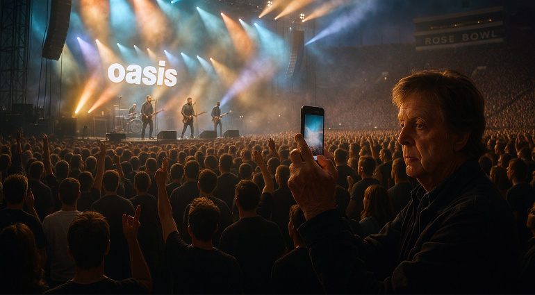 Oasis al Rose Bowl: Paul McCartney elogia i Gallagher