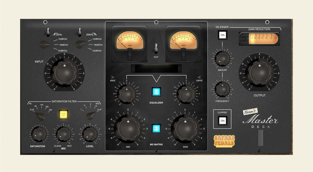 Safari Pedals Noam’s Mastering Console