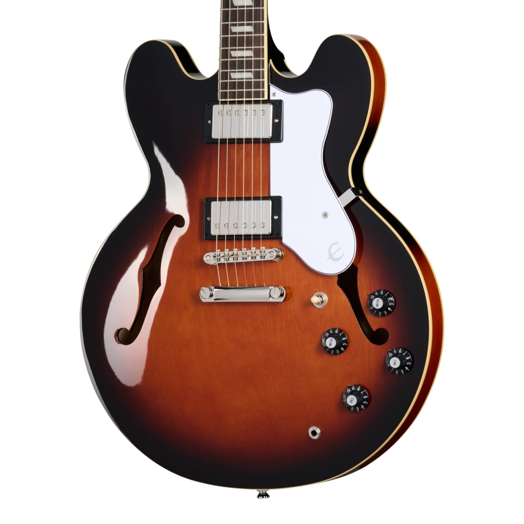 Epiphone Bonehead Riviera, Dark Tobacco Sunburst