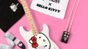Fender Hello Kitty Fuzz Black: Fuzz nero e Strat bianca!