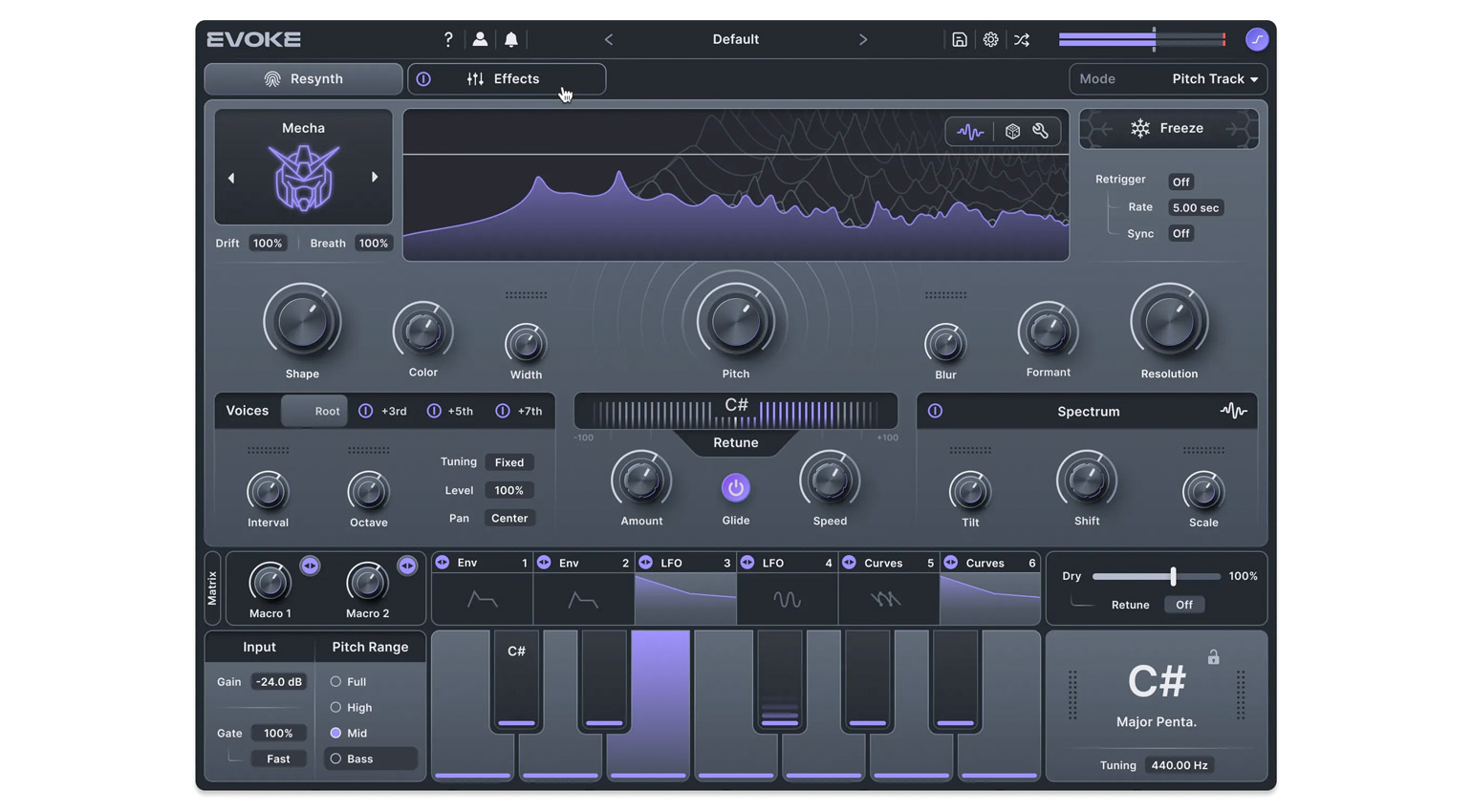 Minimal Audio Evoke