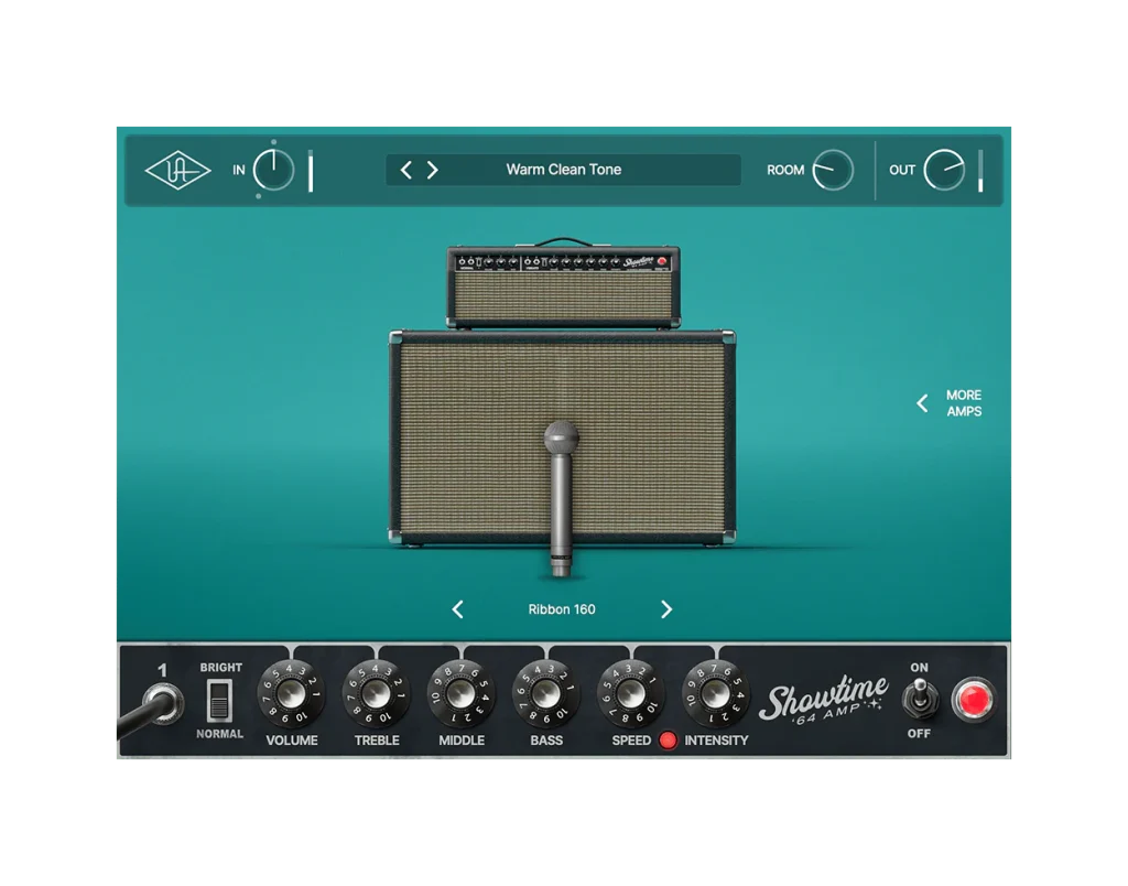 UAD Showtime ’64 Tube Amp – Ribbon Mic