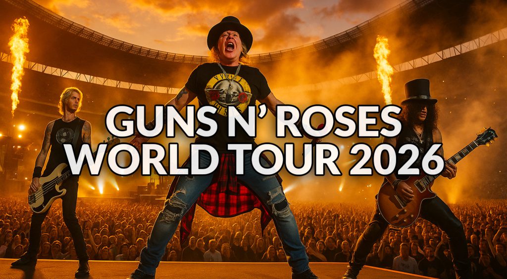 Gun Roses Concert Guns N’ Roses World Tour 2026: date, biglietti e novità