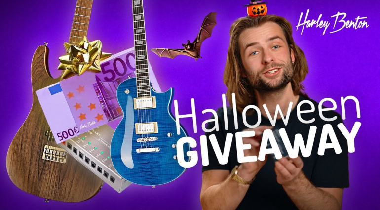Harley Benton Halloween Giveaway! Vinci 500 € di Strumenti