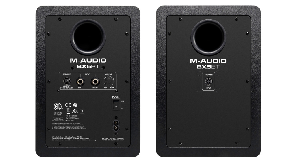 M-Audio BX5BT - Vista posteriore