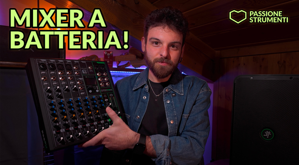 Mackie ProFX10 GO: il mixer a batteria che porta i live ovunque