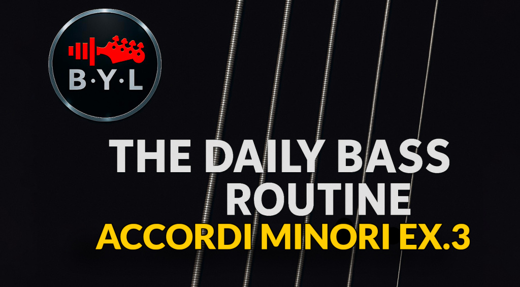 Modo Dorico: Utilizzo Avanzato, Contesti Armonici e Funzione del II Grado – Accordi Minori Ex.3 | The Daily Bass Routine