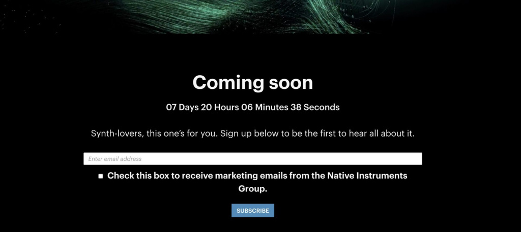 Il Coming Soon apparso sulla pagina di NI