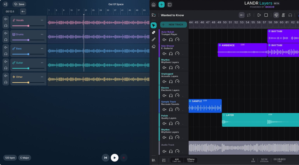 LANDR Blueprints & Layers