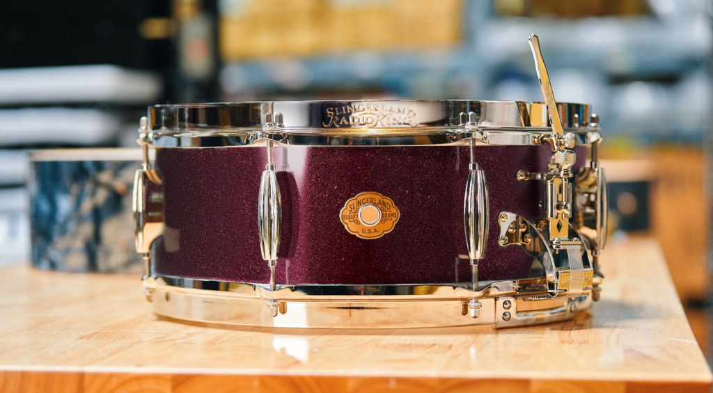 Slingerland Solid Shell Radio King snare drum