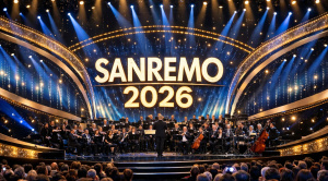 Festival di Sanremo 2026 - Palco dell'Ariston con orchestra