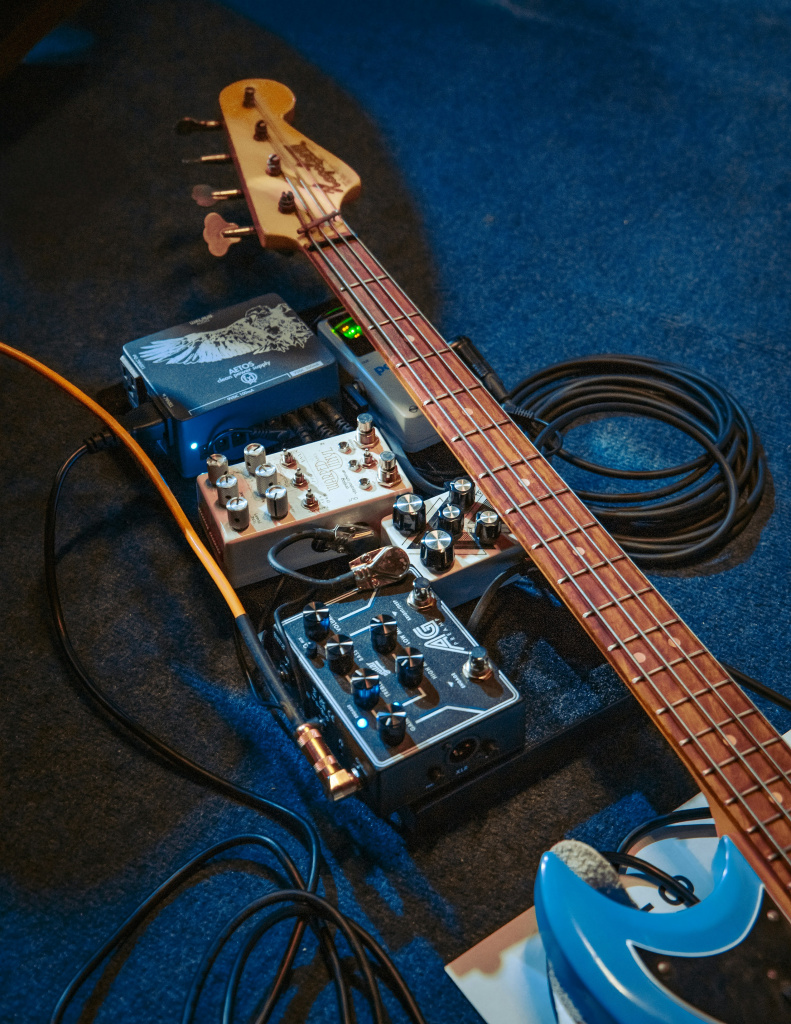 Pedalboard con Accordatore