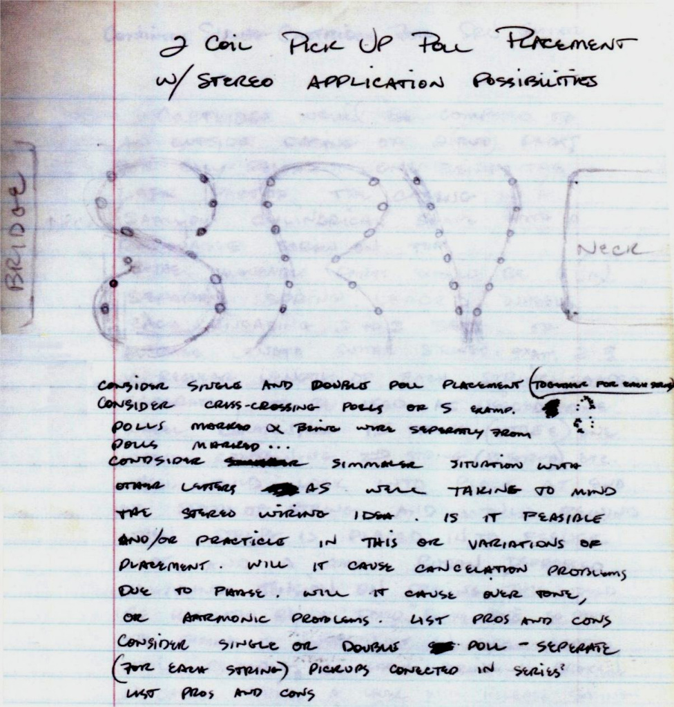 L'idea dei poli dei pickup