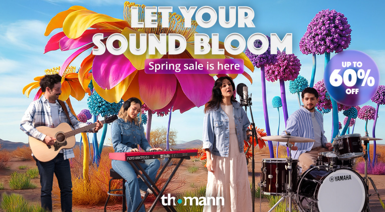 Thomann Spring Sale 2026: oltre 700 offerte fino al -60% per rifiorire il tuo sound