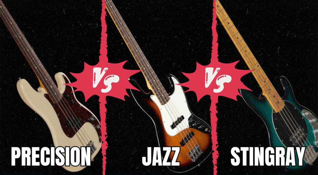 Jazz Bass vs Precision vs Stingray: differenze e scelta