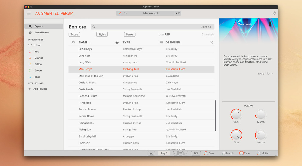 Arturia Augmented PERSIA