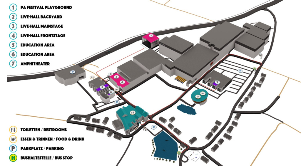 Thomann Live Days - La mappa dell'evento