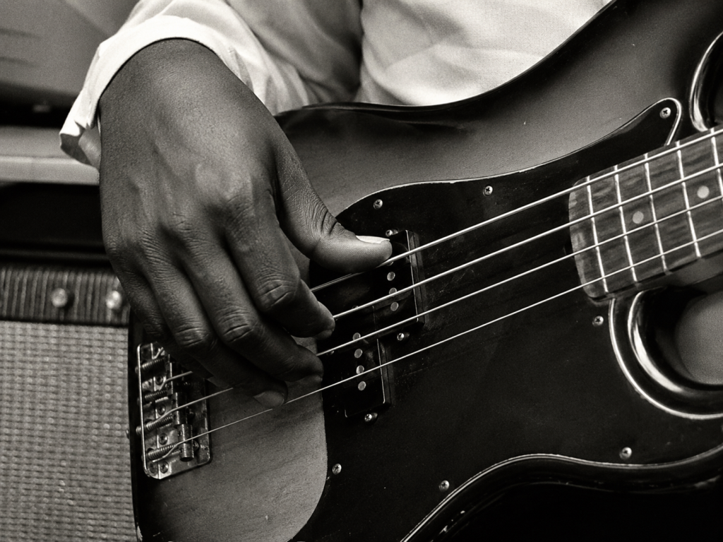 Right Hand on Precision Bass