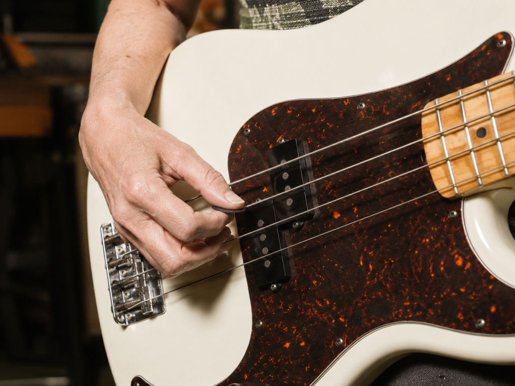 Mano sinistra nello stile di Carol Kaye