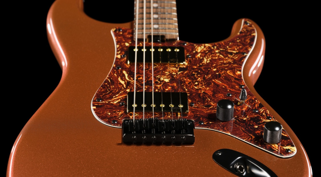 Harley Benton ST-Modern HH Deluxe Rootbeer Metallic Gloss