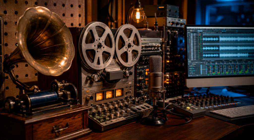 Storia della registrazione audio: dalle origini al digitale