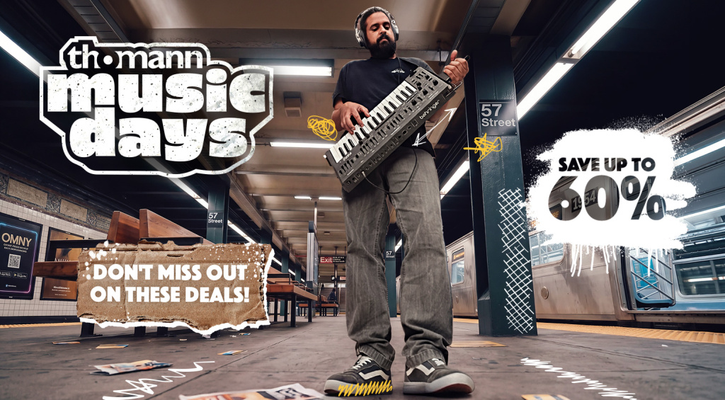 Thomann Music Days 2026: le migliori offerte su sintetizzatori e controller