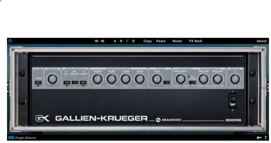 Plugin Alliance Gallien Krueger 800RB