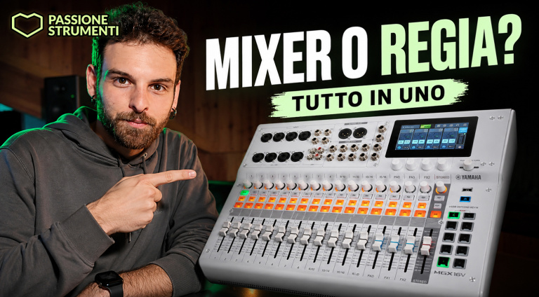 Yamaha MGX16V: il mixer digitale che può sostituire mezza regia