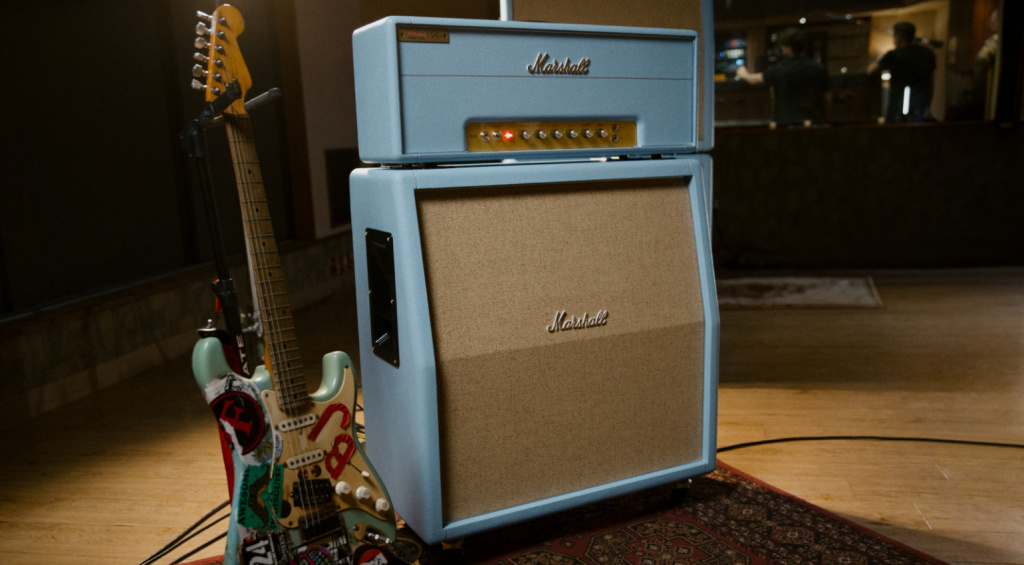 L'ampli e la “Blue” di Billie