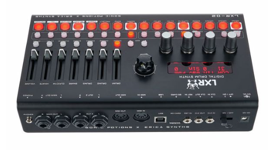 Erica Synths Drum Synthesizer LXR-02 Back