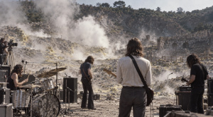 Quando i Pink Floyd girarono tra le fumarole dei Campi Flegrei