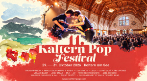 Kaltern Pop Festival 2026: 3 giorni di musica indie tra chiese, cantine e vigneti dell'Alto Adige